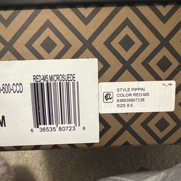 Charles by Charles David Red Ruffled Heeled Boots - Picture 8 of 8